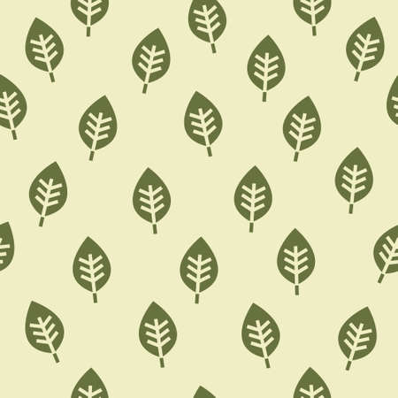 Leaf seamless vector patternのイラスト素材