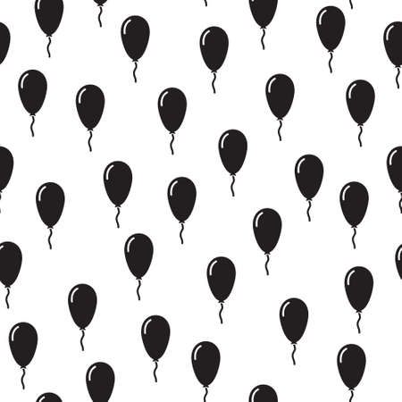 Balloons seamless vector patternのイラスト素材