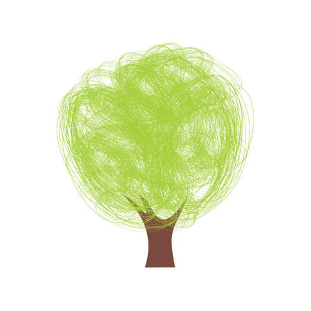 Tree  Simple vector iconのイラスト素材