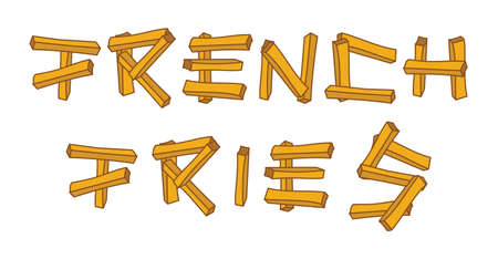 French friesのイラスト素材
