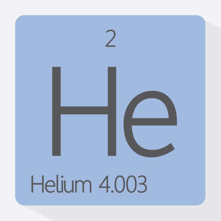 Periodic table Heliumのイラスト素材
