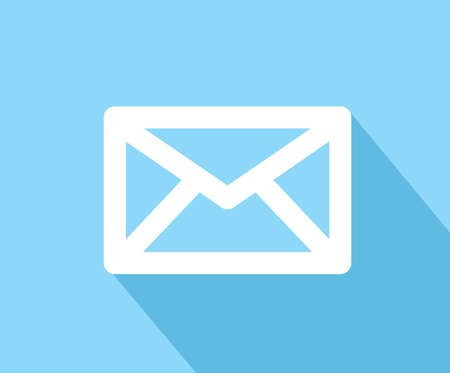 Flat letter iconのイラスト素材