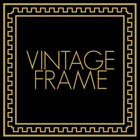Vintage frame vectorのイラスト素材