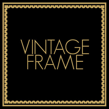 Vintage frame vectorのイラスト素材
