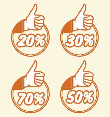 Coupon sale collectionのイラスト素材