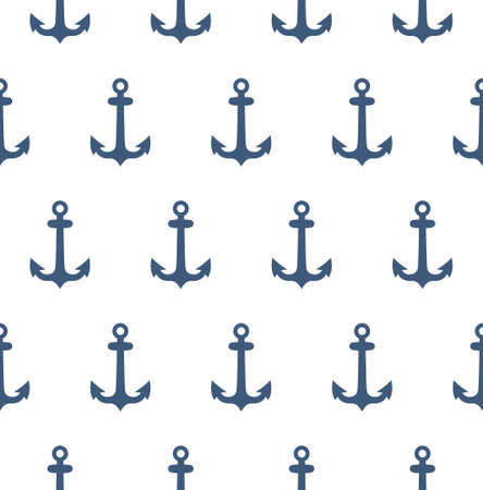 Anchor seamless vector patternのイラスト素材