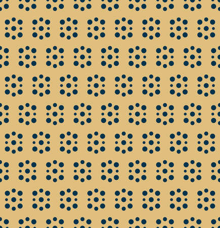 Retro seamless vector patternのイラスト素材