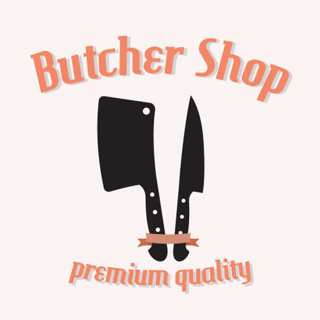 Butcher shop vector illustrationのイラスト素材