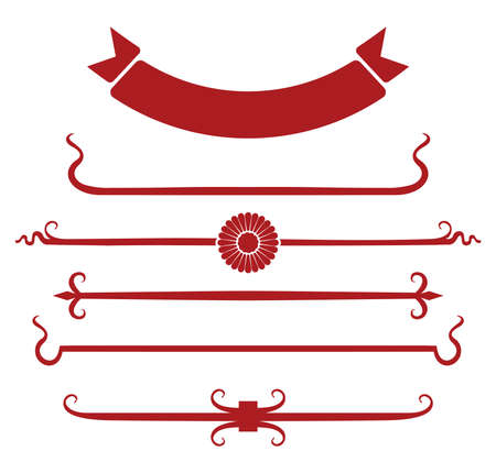 Vector decorative elementsのイラスト素材