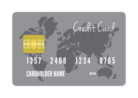 Credit card vector illustrationのイラスト素材