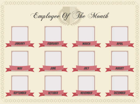 Employee of the monthのイラスト素材