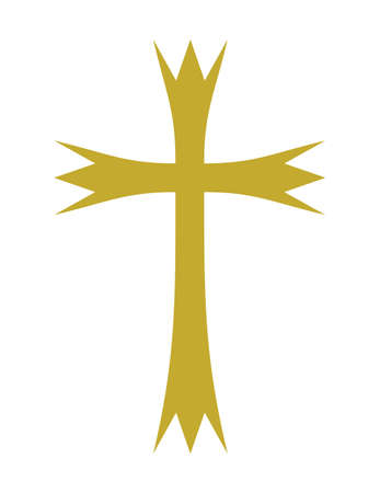 Cross vector iconのイラスト素材