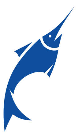 Sword fish vector iconのイラスト素材