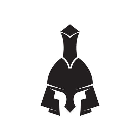 Iron helmet of the medieval knight vector iconのイラスト素材