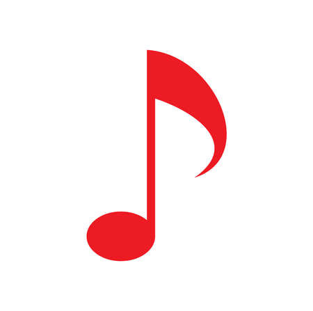 Note vector icon - Music vector iconのイラスト素材