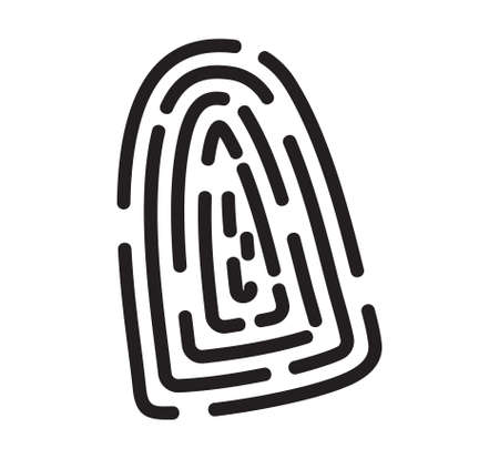 Fingerprint iconのイラスト素材