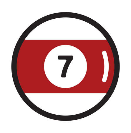 seven billiard ballのイラスト素材
