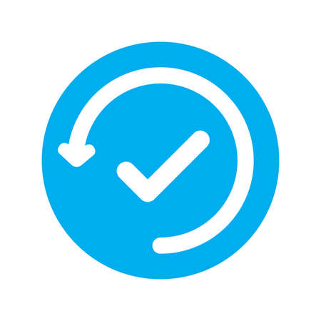 loading successfully done iconのイラスト素材