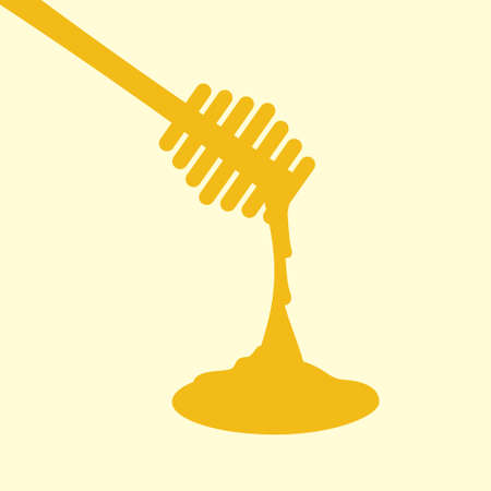 Honey flat designのイラスト素材