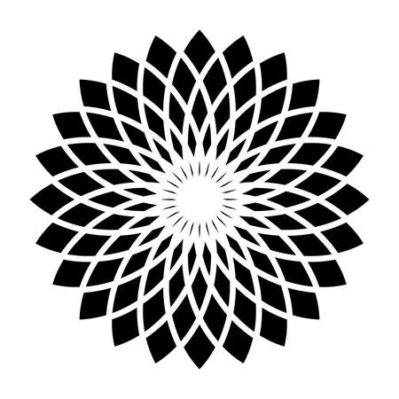 flower vector iconのイラスト素材
