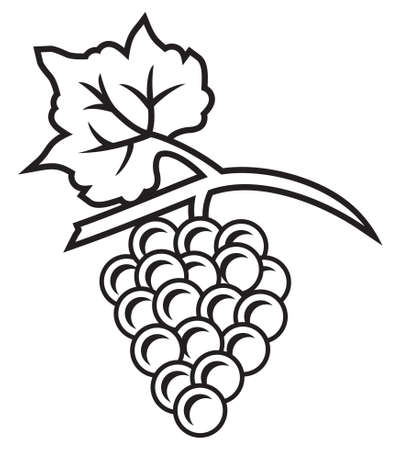 grape vector iconのイラスト素材