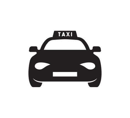 Taxi - cab vector iconのイラスト素材