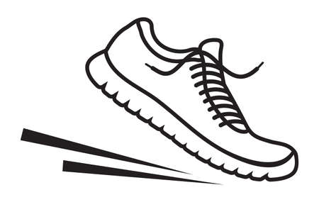 Running shoes vector iconのイラスト素材