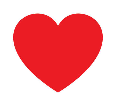 Red Heart vector iconのイラスト素材