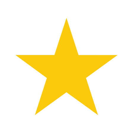 Gold star vector iconのイラスト素材