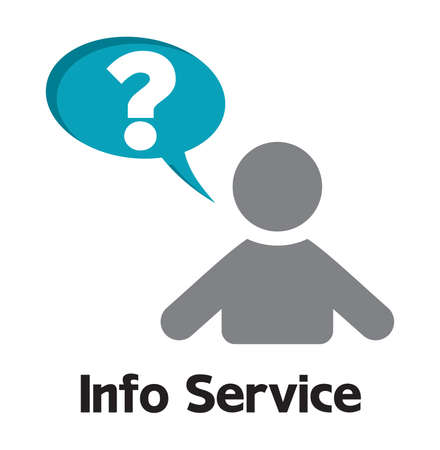Info serviceのイラスト素材