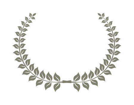 Laurel symbol vectorのイラスト素材