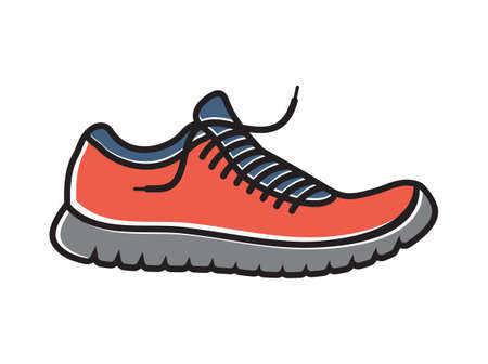 Running shoes iconのイラスト素材