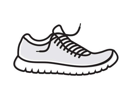 Running shoes iconのイラスト素材