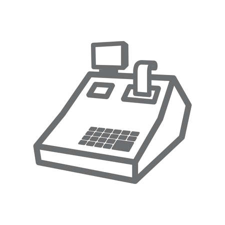 cash register vectorのイラスト素材