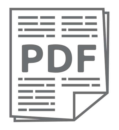 Pdf vector iconのイラスト素材