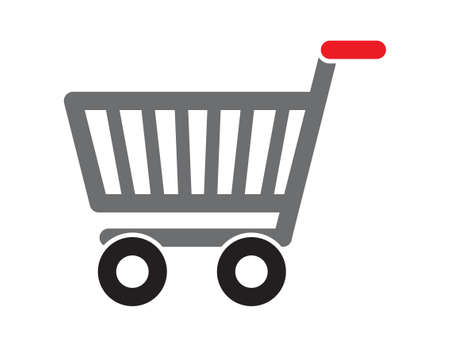 Shopping cart vector iconのイラスト素材