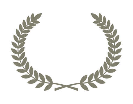 Laurel symbol vectorのイラスト素材