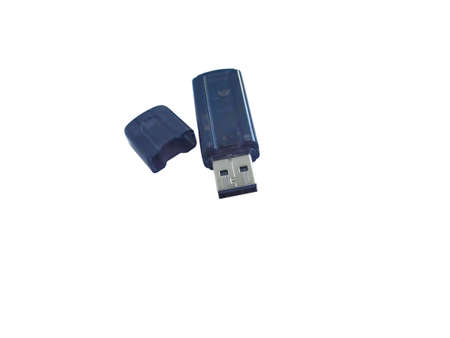 USB flash card isolated on a white background
