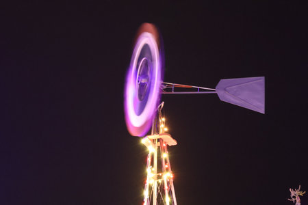 Colorful wheel in the park, closeup of photo