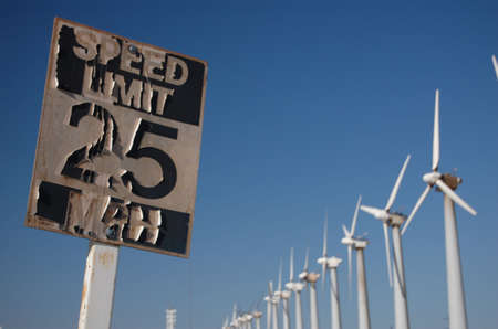 Speeding windmills