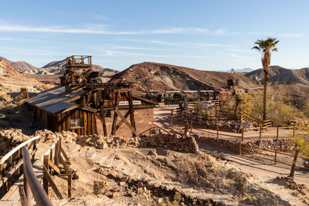 Calico, an Old West ghost town in Californiaの写真素材