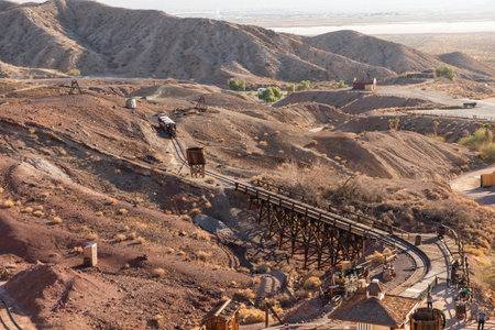 Abandoned coal mine in Calico Ghost Town Regional Park