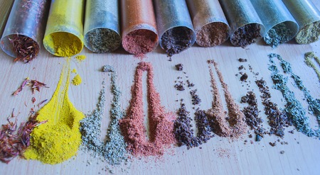 Traditional spices on the table