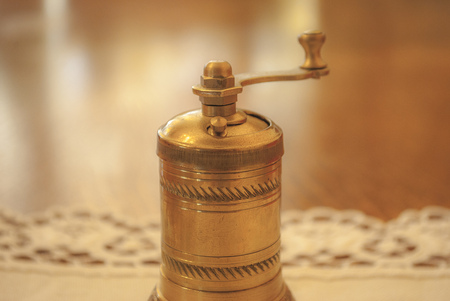 Traditional old perpper hand millの写真素材