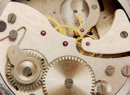 Old watch mechanism