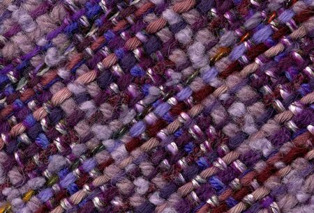 Closeup of handwoven fabric with pattern