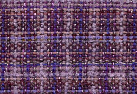 Closeup of handwoven fabric with patternの写真素材