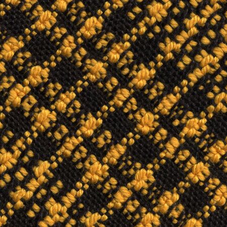 Closeup of handwoven fabric with patternの写真素材