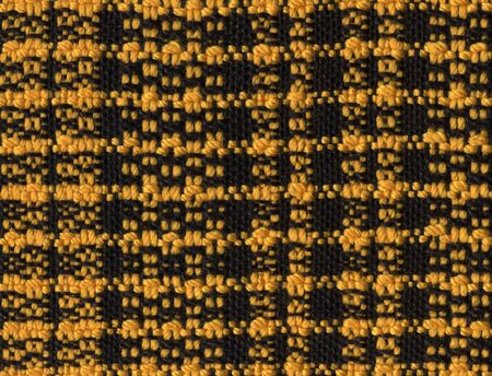 Closeup of handwoven fabric with patternの写真素材