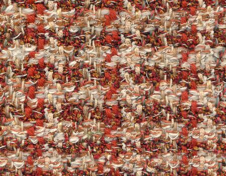 Closeup of handwoven fabric with patternの写真素材
